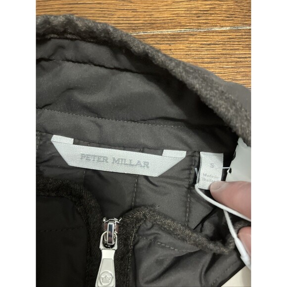 Peter Millar Womens Scout Quilted Travel Vest Small Brown Sleeveless NWT - Picture 4 of 4